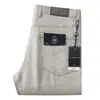 Pantalones Casuales Holgados de Lino 100% Puro, Transpirables y Cómodos, de Cinco Bolsillos para Hombre, Lino Delgado de Verano