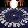 Mantel de Tarot Tela Esterilla Tarjeta de Tarot Fase Lunar Sol Árbol de la Vida Mantel de Terciopelo