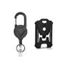 Hebilla Táctica Diamante Transfronteriza de Fácil Tirón Insignia Enrollable Estirable Vertical Negra Cubierta Protectora para Documentos Venta al por Mayor de Fábrica