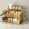 Estante de Almacenamiento para Tazas Sala de Estar Escritorio Rincón de Café Estante de Almacenamiento para Snacks Mesa de Comedor Superficie de Mesa Almacenamiento Caja de Almacenamiento para Bolsitas de Té