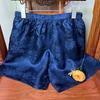 Estilo Nacional Flor de Seda Eneldo Pantalones Cortos Frescos Casuales para Mujer Elegantes Sueltos y Versátiles Aspecto Adelgazante Pantalones de 5 Puntos Menta Mambo