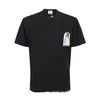Nuevo Producto de Comercio Exterior: Camiseta de manga corta Casablanca con un cuello redondo único y el logotipo de letra impreso de la Puerta de las Ilusiones
