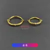 Pendientes de Aleación de Titanio F136 Anillo Cerrado Retro Anillo para Hélice Auricular Sin Costuras Anillo para Nariz Elegante Clavo para Labio Joyería para Perforación de Titanio G23