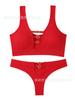 Comercio Exterior Europa y América Hueco Sexy Traje de Ropa Interior sin Costuras Mujer Sujetador de Reunión Chaleco Deportivo Transpirable Top Traje Mujer