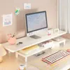 Soporte elevador para computadora de escritorio, soporte elevador para monitor de oficina, estante de almacenamiento para escritorio de oficina, soporte para laptop