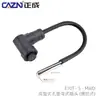 Conector Impermeável Zhengcheng Plástico E10 Montagem com Rosca 2 Pinos 4 Furos 5 Pinos 8 Núcleos Ip67 Moldado Plug de Curva em L