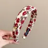 Diadema de Copa Alta y Ala Ancha para Mujer, Accesorio para el Cabello Versátil de Gama Alta para Otoño e Invierno, Pinza para el Cabello de Esponja de Moda y Elegante