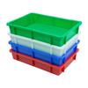 Plato Cuadrado de Plástico Cubeta de Plástico Volteo Material Industrial Piezas Caja Ferretería Volteo Digital Cuadrado Secado Plato de Cría