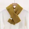 Bufanda Cruzada 100% Lana Pura para Mujer Otoño/Invierno de Gama Alta Calentador de Cuello Versátil Cuellera Persona Perezosa Elegante Venta Directa de Fábrica