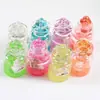 Botella de Vidrio Transparente Simulación de Caracola Luminosa Flotante Pendientes de Concha de Botella Llavero Colgante Accesorios para Joyería DIY