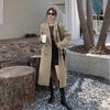 Outono 2022 Novo Estilo Temperamento Coreano Dongdaemun Jaqueta Longa de Terno Casaco Trench Coat Feminino Tendência Estilo Coreano