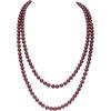Collar de perlas de un solo anillo, collar de nudo de perlas multicolor, cadena de suéter coreana, joyería de moda transfronteriza europea y americana N2
