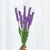 Lavanda Flor Tejida a Mano Lana de Flor Flor Terminada Ramo de Simulación Flor Tejida a Mano Adornos Decoración para el Hogar Boda