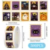 53 Piezas/60 Piezas/Pegatinas de Graffiti de Personajes de Terror de Halloween de Moda Europeas y Americanas para Decorar Bolsas de Regalo, Botellas de Agua y Cajas de Almacenamiento