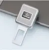 Tapón de Seguridad con Logo de Coche Transfronterizo con Conector de Extensión de Cinturón de Seguridad de Bayoneta Clip para Cinturón de Seguridad Metal Duradero Extensión