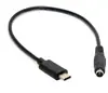 Venta directa adaptador de fuente de alimentación DC5.5X2.5 a USB3.1TipoC adaptador USB-C a DC5.5 * 2.5