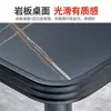 Conjunto de Mesa y Sillas para Patio Exterior Mojia Silla de Plástico Mimbre Respaldo Sencillo Moderno Combinación de Mesa y Sillas de Ocio