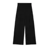 Comércio Exterior Moda Feminina Atacado Estilo Europeu e Americano Top Regata Costas Nuas Gola Halter Calças de Perna Larga Plissadas