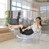 Reina del Arte Creativo Transparente Influencer Estilo Ins Sofá Fabricante Europeo Venta Directa Silla Individual Inflable Accesorios de Fotografía