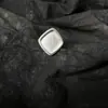 Anillo Imitación Plata Vieja Estilo Antiguo Estilo Étnico Hecho a Mano Plata Miao Bordado DIY Anillo Bordado Viejo Base Accesorios Molde Vacío