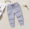 Calça Infantil de Cor Lisa Bebê Nova Calça Esportiva 2025 Outono Meninos e Meninas Algodão Calça Solta Pronta para Entrega