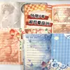 Caderno A5 Menina Mágica Sakura Página Colorida Completa Caderno de Couro Estudante Novo Diário de Desenho Animado Anime Caderno de Mão