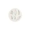 Molde de silicone 3D para bolo folha de bordo tridimensional, líquido para modelagem de folha de açúcar