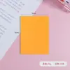 En stock color transparente nota adhesiva linda PET impermeable transparente nota película fluorescente no cubre pegatinas índice al por mayor