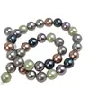 Perlas de Imitación de Agua Salada de Alta Gama de 4-12 mm en Colores Morandi, Collar de Perlas, Cadena para Clavícula, Componentes para Bisutería DIY