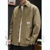 Camisa Manga Longa Estilo Americano Transfronteiriça 2026 Novas Roupas Casuais Tendência Atacado Toque de Luxo Outono/Inverno Peça Externa Top