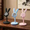 Soporte de teléfono con forma de conejo transfronterizo para escritorio, soporte de altura ajustable para selfies y transmisión en vivo
