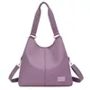 Bolsa Grande Feminina 2024 Nova Moda Bolsa de Ombro Leve Grande Capacidade Tecido Oxford Bolsa Transversal Bolsa de Axila para Mãe