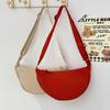 Bolso de Hombro Bolso Dumpling Bolso de Pecho Debajo del Brazo Estilo Japonés Vestidor Mujer 2025 Mini Bolso de Hombro Único Nuevo Bolso Cruzado Nylon