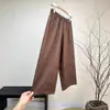 Novas Calças Jacquard de Veludo Estilo Chinês 2025 Novo Estilo de Inverno Estilo Chinês Casual Retrô Calças com Design de Cintura Elástica