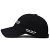 Gorra de béisbol con alfabeto inglés estilo retro americano de primavera para hombres y mujeres con un atractivo sombrero para el sol de parte superior suave.