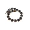 """"El Azul Oscuro pero No Expuesto"""" Pulsera de Corazón Azul Retro con Diamantes Brillantes Estilo Cool de Ins Pulseras Blanqueadoras de Aspecto Caro