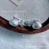 Plata de Ley 999 Plata Dura 3D Bolsa de la Suerte Borla de Dinero Colgante Accesorios de Joyería Colgante de Collar Estilo Nuevo