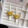 Nova Presilha de Cabelo de Ursinho Fofo Estudante Doce Presilha de Cabelo Sem Costura Franja Presilha Lateral Presilha de Cabelo Acessório de Cabeça Venda por Atacado