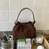 Bolso Cubo Retro de Gran Capacidad Nuevo Otoño/Invierno 2026 Diseño Nicho Coreano Bolso Cruzado Bolso de Mano de Moda