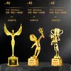 Troféu de Resina Dança Novo Modelo Tudo-em-Um Música Canto Discurso Caligrafia Competição Microfone