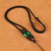Cordão para Pingente Atacado Multi-Color Cordão de Pescoço Ágata de Jade Cordão Trançado Ajustável Cordão de Colar Cordão de Contas de Jade