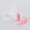Material Lavable Protectores Cuadrados Tapones para los Oídos Reducción de Ruido Aislamiento Acústico Tapones para los Oídos de Esponja de PU Bala Recuperación Lenta En Caja Tapones para los Oídos para Dormir