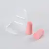 Caixa Quadrada Lavável Personalizada Protetora para Protetores Auriculares, Protetores Auriculares de Esponja PU com Redução de Ruído e Isolamento Acústico, Protetores Auriculares em Formato de Bala com Caixa de Recuperação Lenta