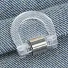 Ajustador Invisible de Dobladillo de Pantalones Anti-Arrastre, Hebilla sin Costura para Dobladillo para Acortar Pantalones, Hebilla Ajustable para Piernas de Pantalones, Pinza Fija para Dobladillo