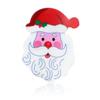 Clip navideño nuevo de venta caliente transfronteriza, lindo muñeco de nieve, Papá Noel, parte trasera de la cabeza, medio cabello, clip de tiburón, accesorios para el cabello
