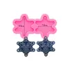Brincos de alienígena chaveiro de silicone molde de gota epóxi joias artesanais DIY