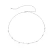 Decoração de cintura quente transfronteiriça simples sexy corrente de cintura de strass transparente corrente de corpo de biquíni doce legal feminina atacado