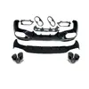 Adecuado para Mercedes-Benz Cla Lip Trasero W118 Cla3545 Amg Mejorado Lip Trasero Garganta de Escape Spoiler Trasero Kit de Body Pequeño
