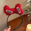 Acessório de Cabeça de Natal Alce Laço Faixa de Cabelo Feminina Criativa Engraçada Grampo de Cabelo Faixa de Cabelo de Galho de Alce Faixa de Cabelo para Fantasia de Festa Cabelo
