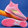 Chuteiras de futebol infantis transfronteiriças, chuteiras de futebol juvenis para meninos, chuteiras de futebol com travas TF para estudantes meninas, chuteiras de futebol com travas longas AG, atacado de comércio exterior